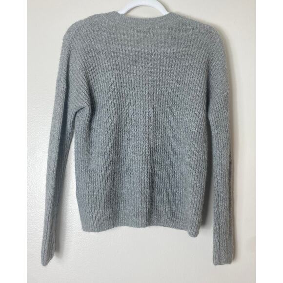 MADEWELL SWEATER XS GRAY ALPACA WOOL KNIT - Picture 3 of 11